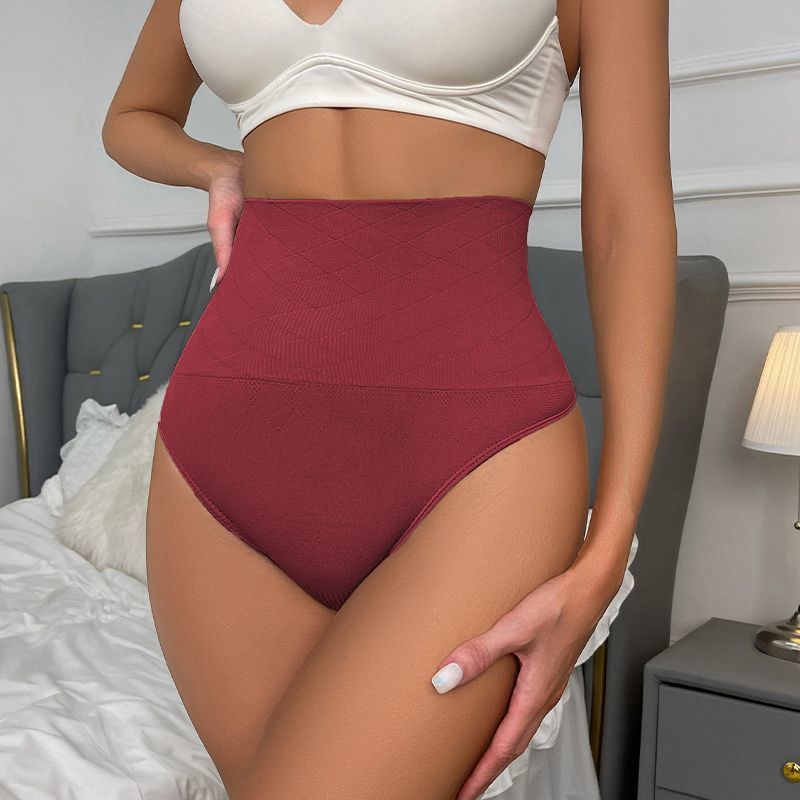 Women's Belly Contracting Hip Raise High Waist Sexy Triangle T-back