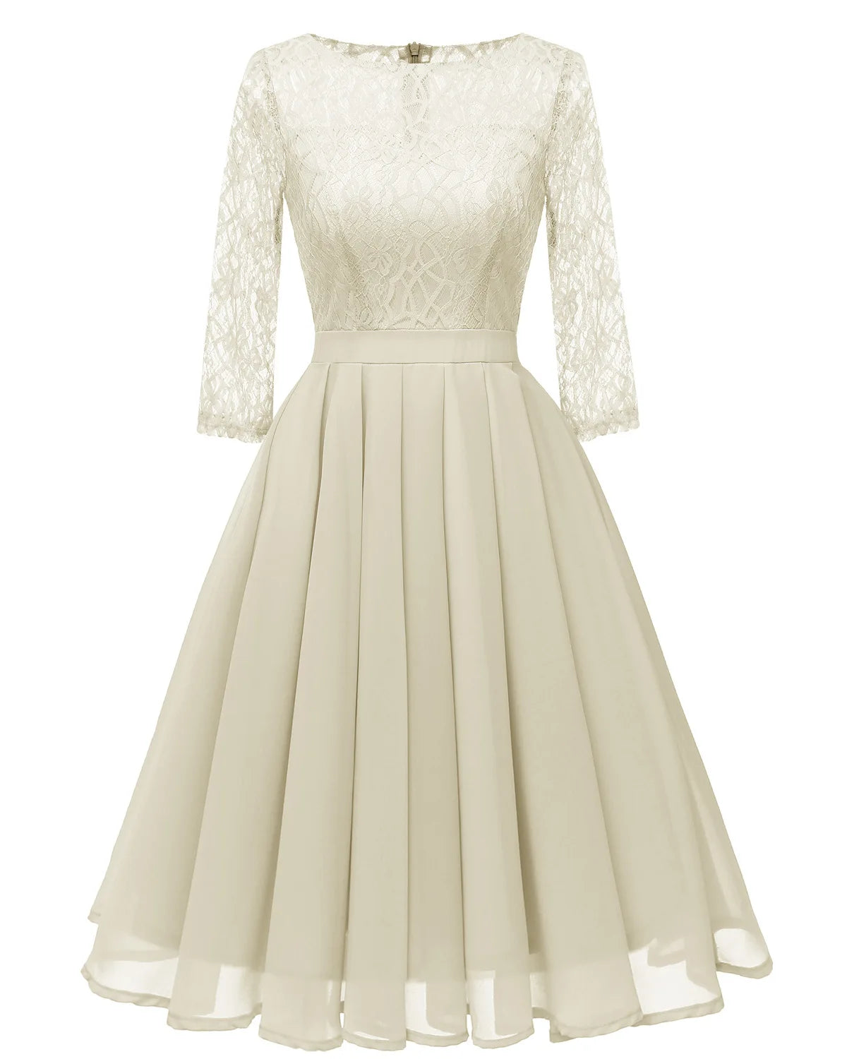 2022 Hot Lace Chiffon Waist Closing Dress Bridesmaid Dress New Women's Dress in Spring and Summer