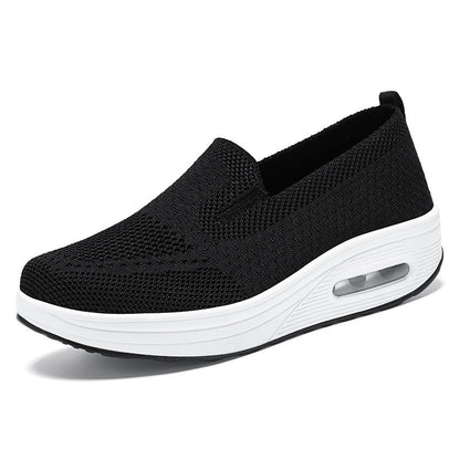 Women's Casual Shoes Breathable Flyknit Shock-absorbing