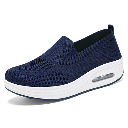 Women's Casual Shoes Breathable Flyknit Shock-absorbing